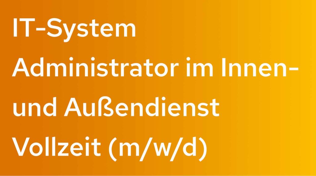 Karriere bei A+ IT-System Administrator