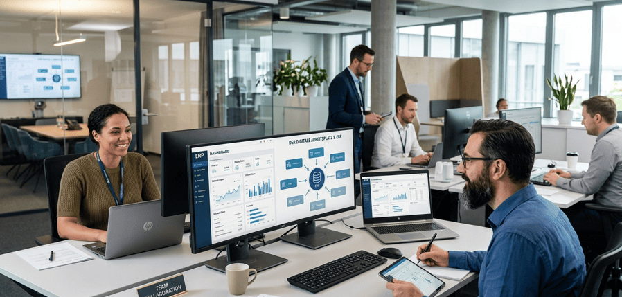 ERP-Software – Die Schlüsselkomponente für einen digitalen Arbeitsplatz - A+ Gmbh IT Dienstleister Aschaffenburg und Frankfurt